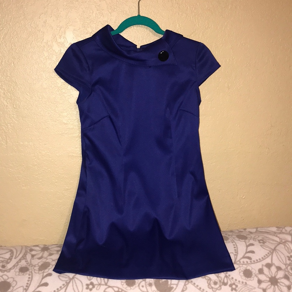 Royal blue, business dress